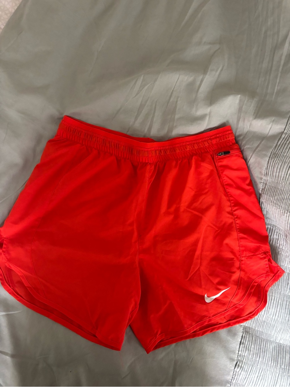 Nike Women's Orange Athletic Shorts
